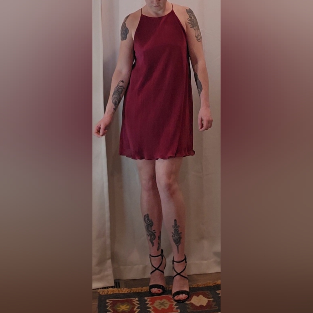 Burgundy Dinner Dress